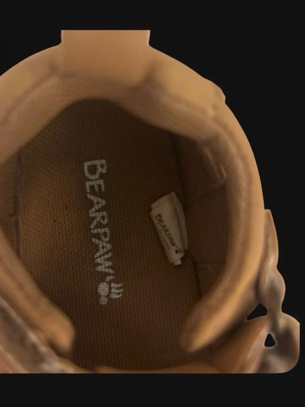 BearPaw Kids Tan Closed-Toe Sandal Sneakers